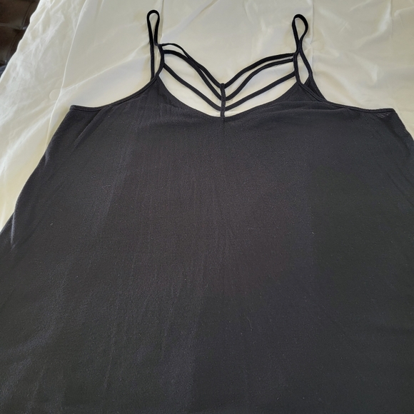 Express one eleven Tops - Black tan top